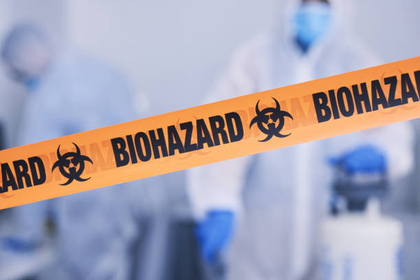Professional Blood Cleanup technician working in Awendaw, SC